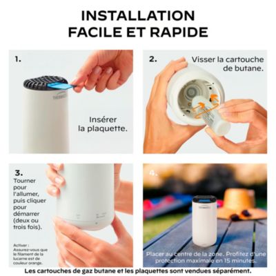 Recharge répulsif anti-moustiques 12h pour diffuseur Thermacell