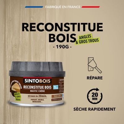Reconstitue bois mastic Sintobois chêne 190g