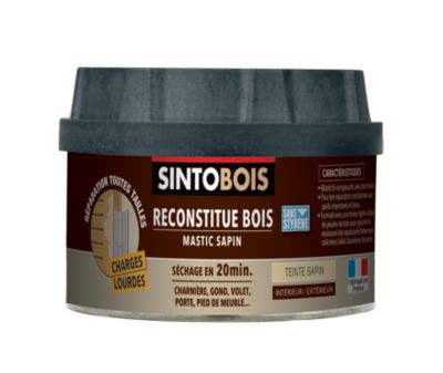 Reconstitue bois mastic Sintobois sapin 550g