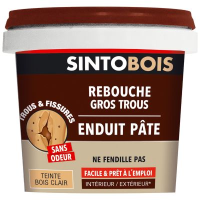 ENDUIT DE REBOUCHAGE BOIS CLAIR SINTOBOIS - 029307