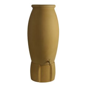 Récupérateur d'eau de pluie 235L Belli coloris beige Ø.60 x H.146 cm