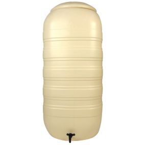 Récupérateur d'eau de pluie 250L Nature coloris beige L.50 x l.50 x H.121 cm