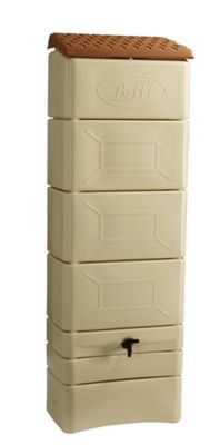 Récupérateur d'eau de pluie 300L Belli coloris beige L.34 x l.60 x H.180 cm