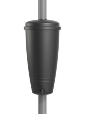 Récupérateur d'eau de pluie 35 L Elho coloris noir Ø.37,9 x H.73,5 cm