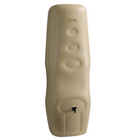 Récupérateur d'eau de pluie 400L Belli coloris beige L.52 x l.60 x H.182 cm