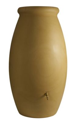 Récupérateur d'eau de pluie 500L Belli coloris beige Ø.80 x H.143 cm