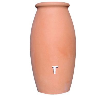 Récupérateur d'eau de pluie 500L Bellijardin coloris terre cuite Ø.80 x H.143 cm
