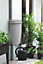 Récupérateur d'eau de pluie Elho 35L gris ciment