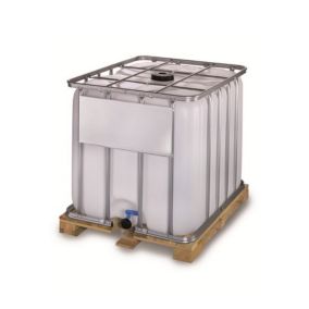 Récupérateur d'eau de pluie IBC 1000L Fitt coloris blanc transparent L.120 x l.100 x H.115,7 cm