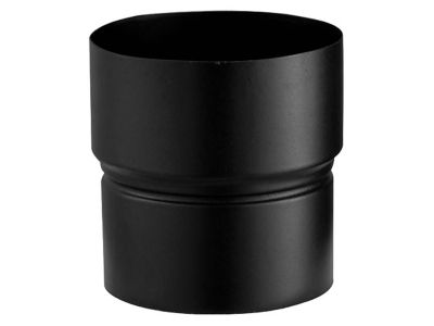 Réduction émaillée noir mat ø150 - 153 mm Poujoulat