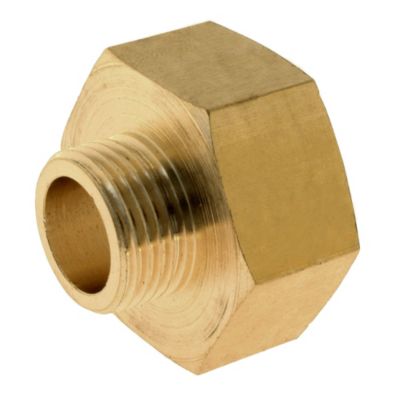Réduction laiton Femelle 20/27 (3/4") - Mâle 12/17 (3/8"), lot de 2