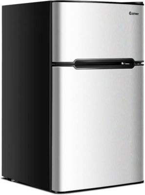 Refrigerateur 90 L Combine Refrigerateur 63L avec Temperature Reglable Congelateur 27L