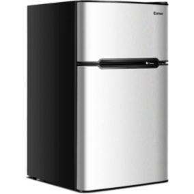 Refrigerateur 90 L Combine Refrigerateur 63L avec Temperature Reglable Congelateur 27L