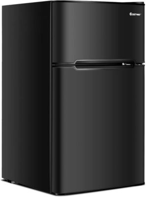Refrigerateur 90 L Combine Refrigerateur 63L avec Temperature Reglable Congelateur 27L
