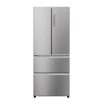 Refrigerateur Americain - Frigo  multi-portes - HAIER - HFR3718ENMM - Classe E - 402 L 262 + 140 - 37 dB - Gris
