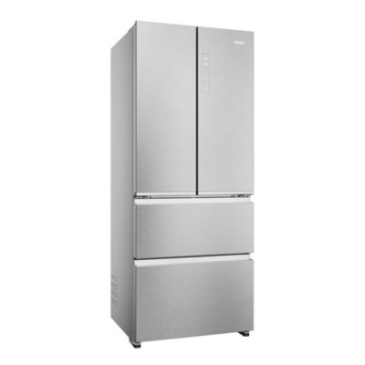 Refrigerateur Americain - Frigo  multi-portes - HAIER - HFR3718ENMM - Classe E - 402 L 262 + 140 - 37 dB - Gris