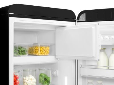 Réfrigérateur congélateur à poser ouverture droite Smeg FAB28RBL5 244L / 26L noir
