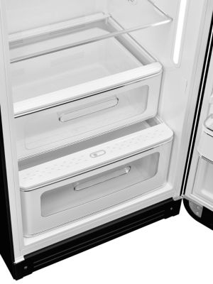 Réfrigérateur congélateur à poser ouverture droite Smeg FAB28RBL5 244L / 26L noir