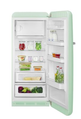 Réfrigérateur congélateur à poser ouverture droite Smeg FAB28RPG5 244L / 26L vert d'eau