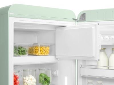 Réfrigérateur congélateur à poser ouverture droite Smeg FAB28RPG5 244L / 26L vert d'eau