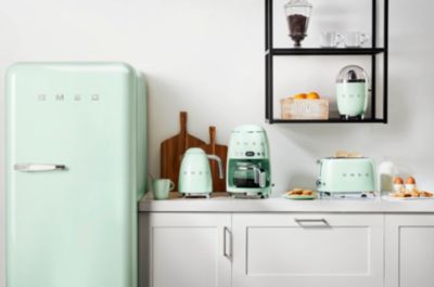 Réfrigérateur congélateur à poser ouverture droite Smeg FAB28RPG5 244L / 26L vert d'eau