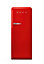 Réfrigérateur congélateur à poser ouverture droite Smeg FAB28RRD5 244L / 26L rouge