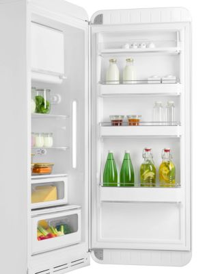 Réfrigérateur congélateur à poser ouverture droite Smeg FAB28RWH5 244L / 26L blanc
