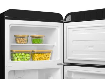 Réfrigérateur congélateur à poser ouverture droite Smeg FAB30RBL5 222L / 72L noir