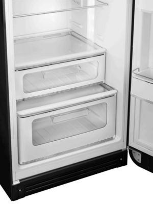 Réfrigérateur congélateur à poser ouverture droite Smeg FAB30RBL5 222L / 72L noir