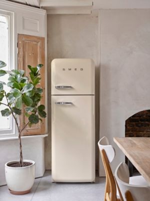 Réfrigérateur congélateur à poser ouverture droite Smeg FAB30RCR5 222L / 72L crème