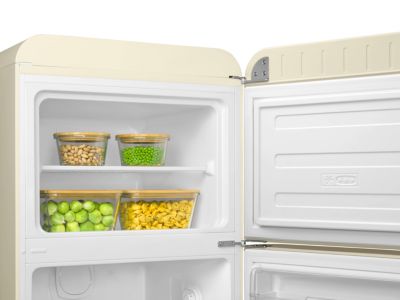 Réfrigérateur congélateur à poser ouverture droite Smeg FAB30RCR5 222L / 72L crème