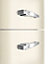 Réfrigérateur congélateur à poser ouverture droite Smeg FAB30RCR5 222L / 72L crème