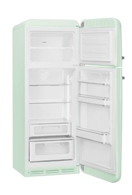 Réfrigérateur congélateur à poser ouverture droite Smeg FAB30RPG5 222L / 72L vert d'eau