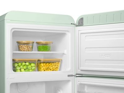 Réfrigérateur congélateur à poser ouverture droite Smeg FAB30RPG5 222L / 72L vert d'eau