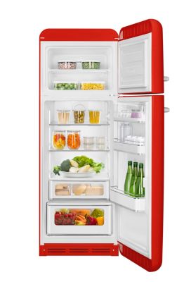 Réfrigérateur congélateur à poser ouverture droite Smeg FAB30RRD5 222L / 72L rouge