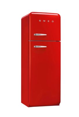 Réfrigérateur congélateur à poser ouverture droite Smeg FAB30RRD5 222L / 72L rouge