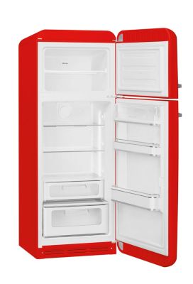 Réfrigérateur congélateur à poser ouverture droite Smeg FAB30RRD5 222L / 72L rouge