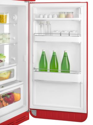 Réfrigérateur congélateur à poser ouverture droite Smeg FAB30RRD5 222L / 72L rouge