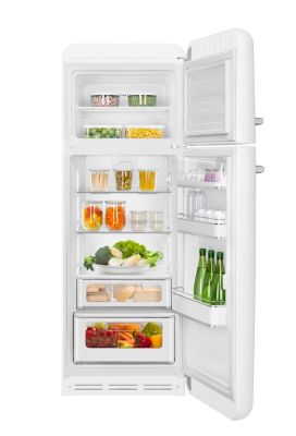 Réfrigérateur congélateur à poser ouverture droite Smeg FAB30RWH5 234L / 97L blanc
