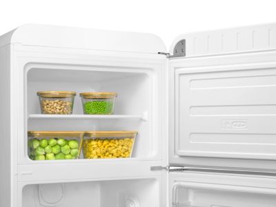 Réfrigérateur congélateur à poser ouverture droite Smeg FAB30RWH5 234L / 97L blanc