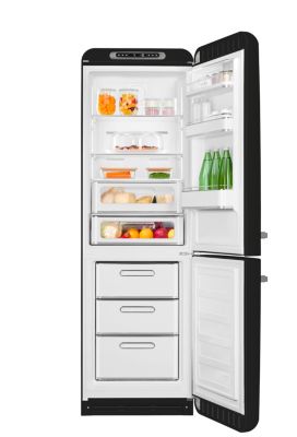 Réfrigérateur congélateur à poser ouverture droite Smeg FAB32RBL5 234L / 97L noir