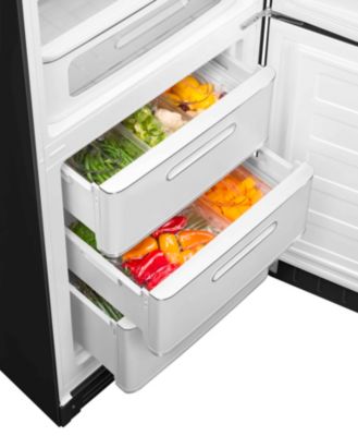 Réfrigérateur congélateur à poser ouverture droite Smeg FAB32RBL5 234L / 97L noir
