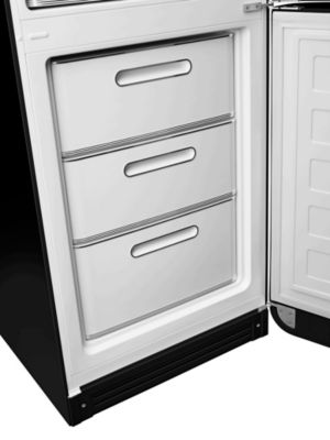 Réfrigérateur congélateur à poser ouverture droite Smeg FAB32RBL5 234L / 97L noir