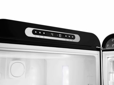 Réfrigérateur congélateur à poser ouverture droite Smeg FAB32RBL5 234L / 97L noir