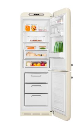 Réfrigérateur congélateur à poser ouverture droite Smeg FAB32RCR5 234L / 97L crème