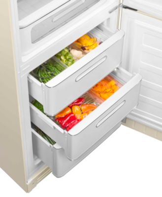 Réfrigérateur congélateur à poser ouverture droite Smeg FAB32RCR5 234L / 97L crème