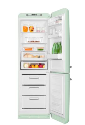 Réfrigérateur congélateur à poser ouverture droite Smeg FAB32RPG5 234L / 97L vert d'eau