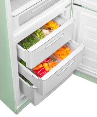 Réfrigérateur congélateur à poser ouverture droite Smeg FAB32RPG5 234L / 97L vert d'eau