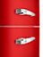 Réfrigérateur congélateur à poser ouverture droite Smeg FAB32RRD5 234L / 97L rouge
