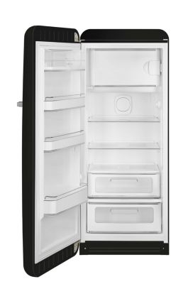 Réfrigérateur congélateur à poser ouverture gauche Smeg FAB28LBL5 244L / 26L noir